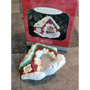 Hallmark a special dog 1998 ornament Decor photo holder